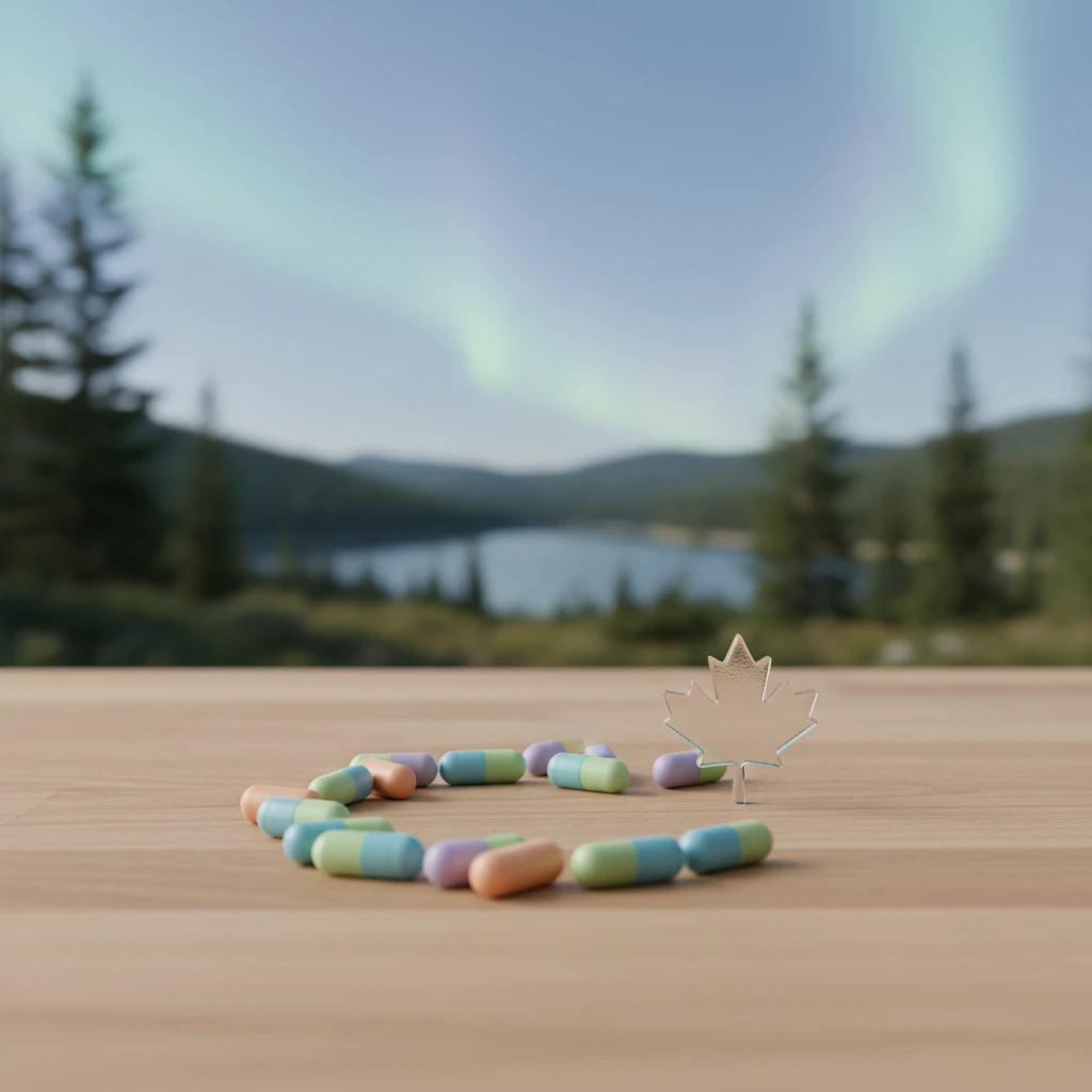 2C-B Pills: A Canadian Guide to Safe Use & Effects 2 Professional illustration for article about 2C-B Pills: A Canadian Guide to Safe Use & Effects