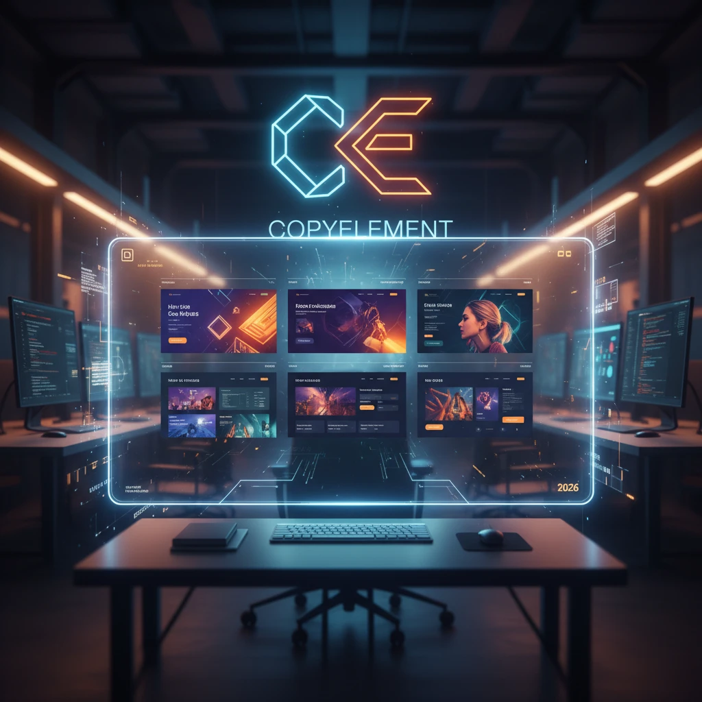 CopyElement 2026: New Elementor Templates Released 1 Professional illustration for article about CopyElement 2026: New Elementor Templates Released