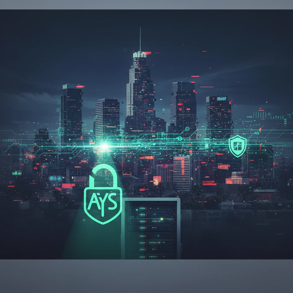 Professional illustration for article about Cybersecurity: A GTA Business Continuity Imperative