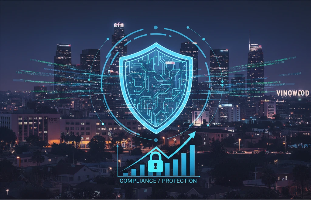 Professional illustration for article about Cybersecurity Compliance: Protect Your GTA Business