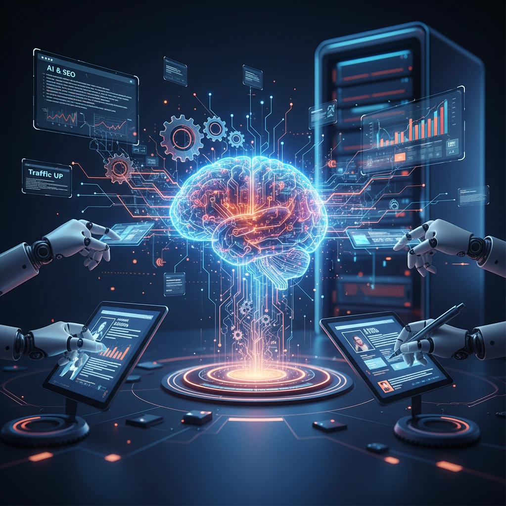 Professional illustration for article about Scale Content Creation: AI-Powered Automation in 2026