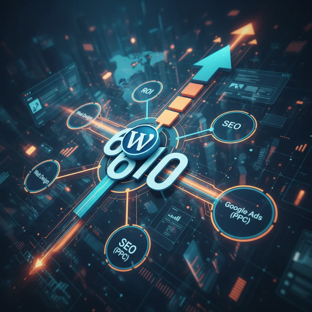 Professional illustration for article about Beyond the Build: A WordPress Growth Partnership with 610