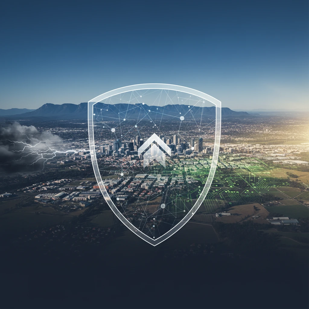 Professional illustration for article about Business Continuity: Disaster Recovery for Western Sydney