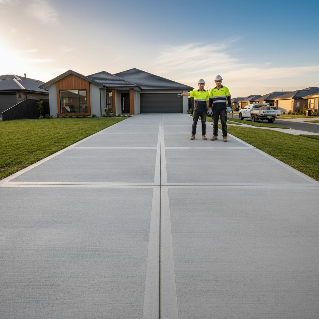 Professional illustration for article about Concrete Driveways: Penriths Trusted Concreters