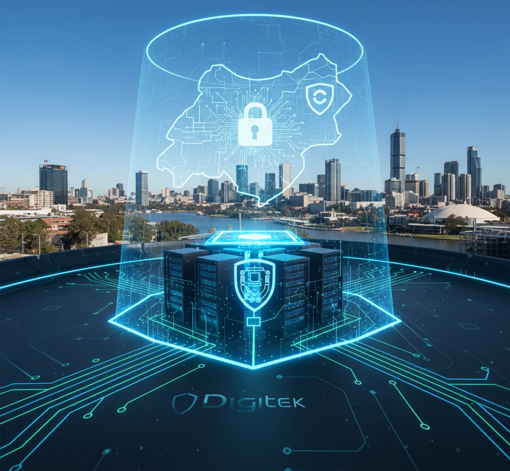 Professional illustration for article about Cyber Insurance: Is Your Western Sydney IT Covered?