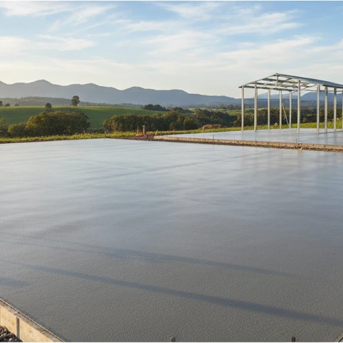 Professional illustration for article about Durable Shed Slabs: Concrete Foundation Experts