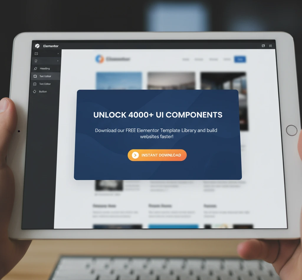 An example Elementor CTA design for a lead magnet download, showcasing a clear headline, benefit-driven copy, and a visually appealing button.