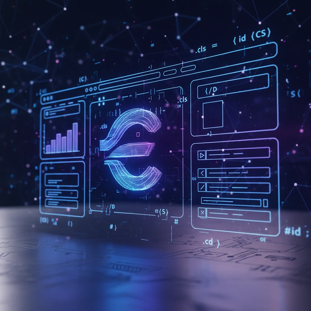 Professional illustration for article about Elementor CSS: Advanced Styling Tricks for Pro Websites