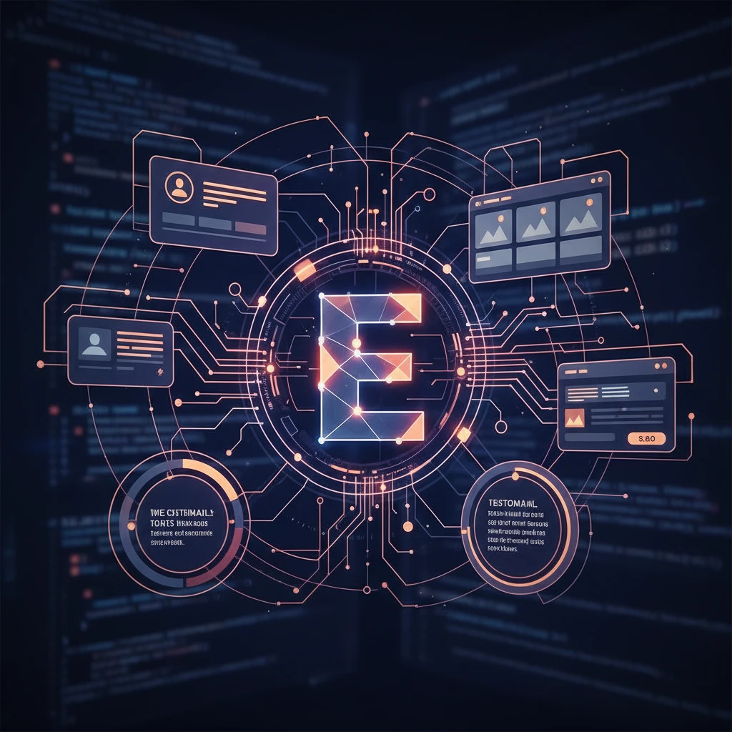 Professional illustration for article about Elementor Dynamic Content: Advanced Uses & Examples