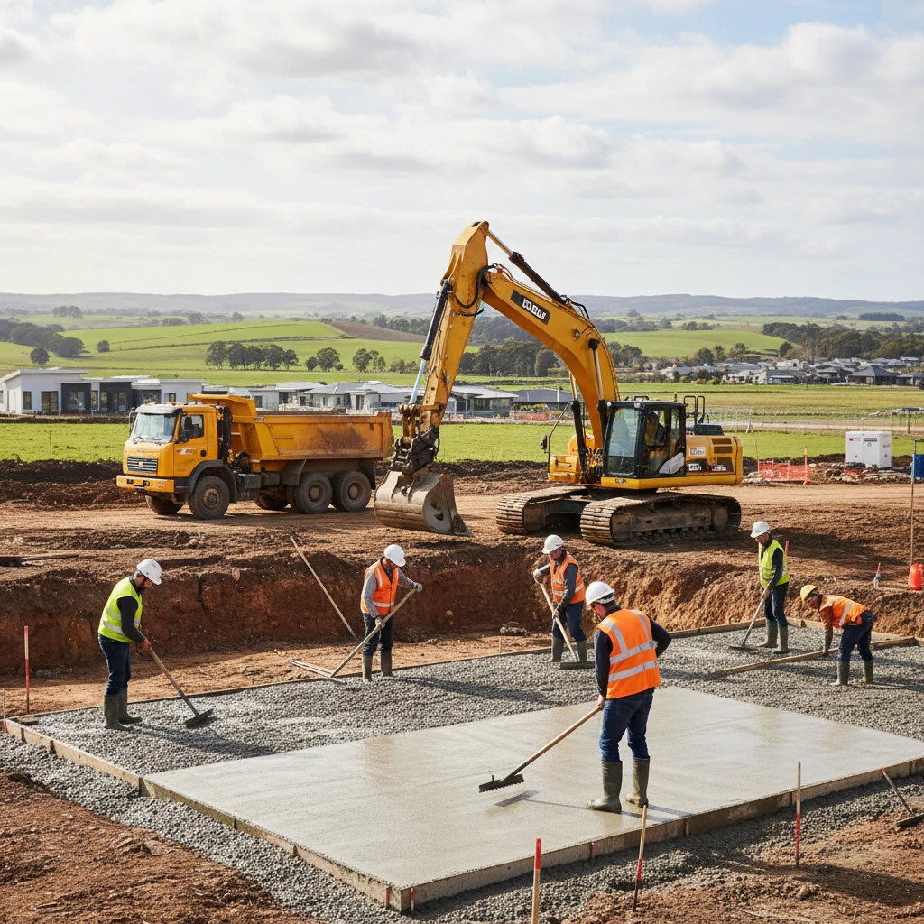 Professional illustration for article about Excavation and Concreting: Central West Service 2026