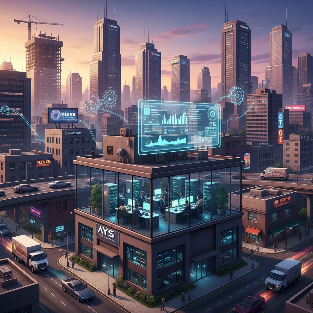 Professional illustration for article about GTA Businesses: Reduce Downtime with Managed IT