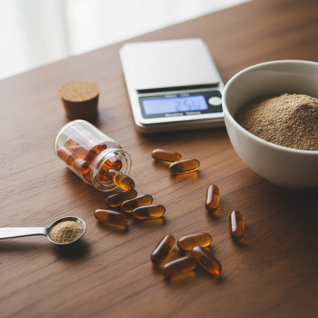 Professional illustration for article about Iboga Capsules: Dosage Guide for Optimal Results