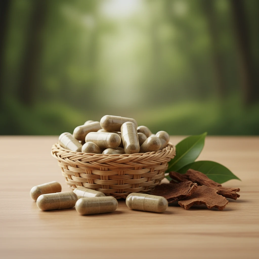 Iboga Capsules: Natural Wellness Solutions | BuyIboga.co.uk Professional illustration for article about Iboga Capsules: Natural Wellness Solutions | BuyIboga.co.uk