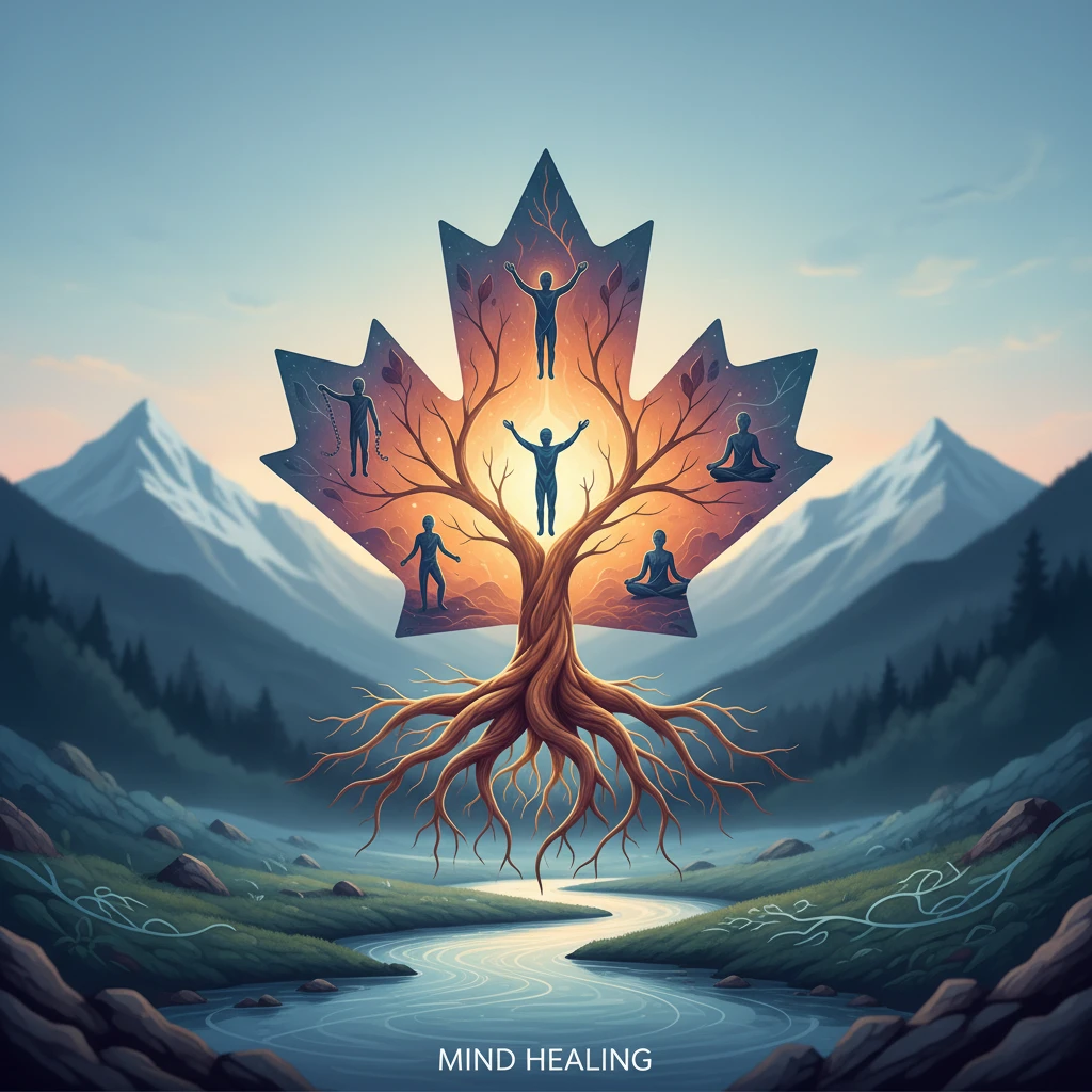 Professional illustration for article about Iboga & Ibogaine: Transformative Healing in Canada