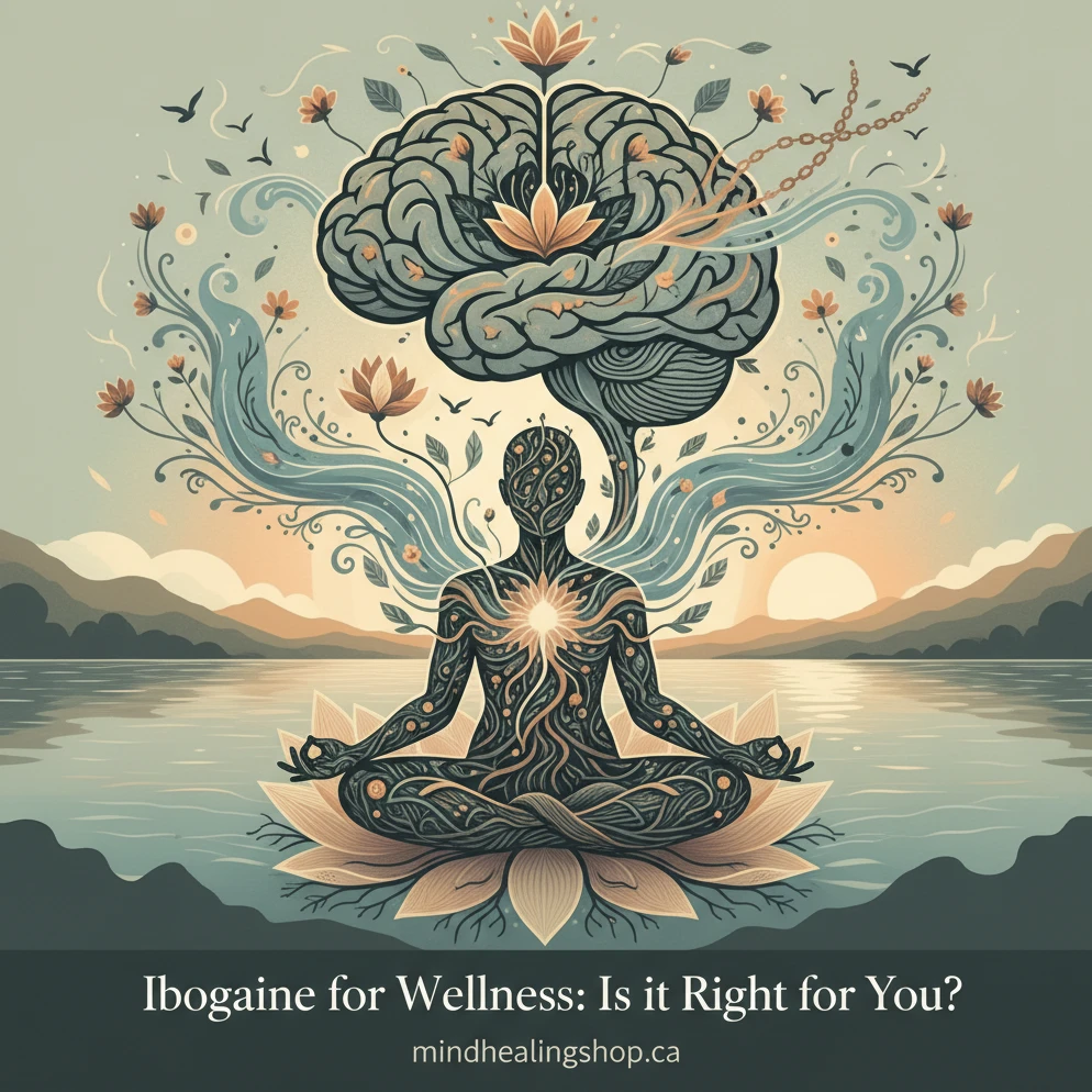 Professional illustration for article about Ibogaine for Wellness: Is it Right for You?