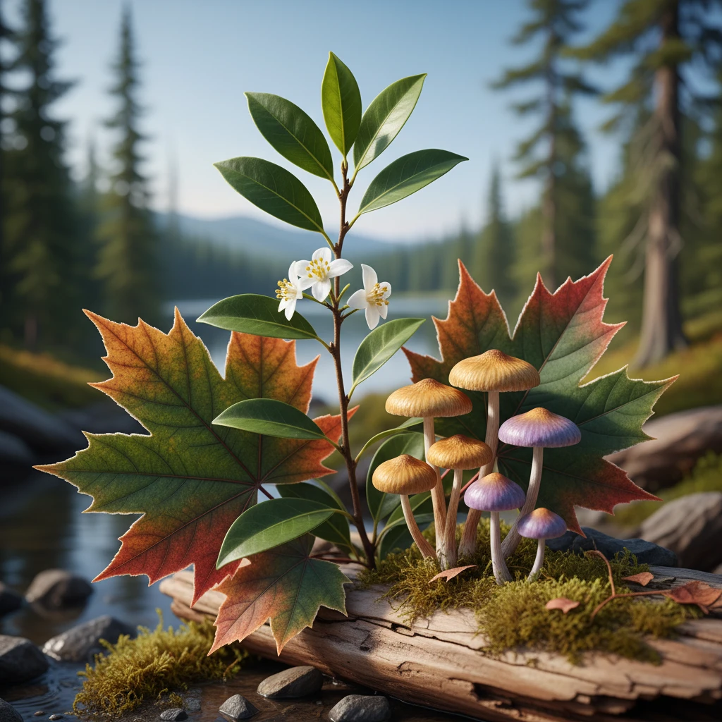 Professional illustration for article about Ibogaine & Psychedelics: Canadian Wellness Options