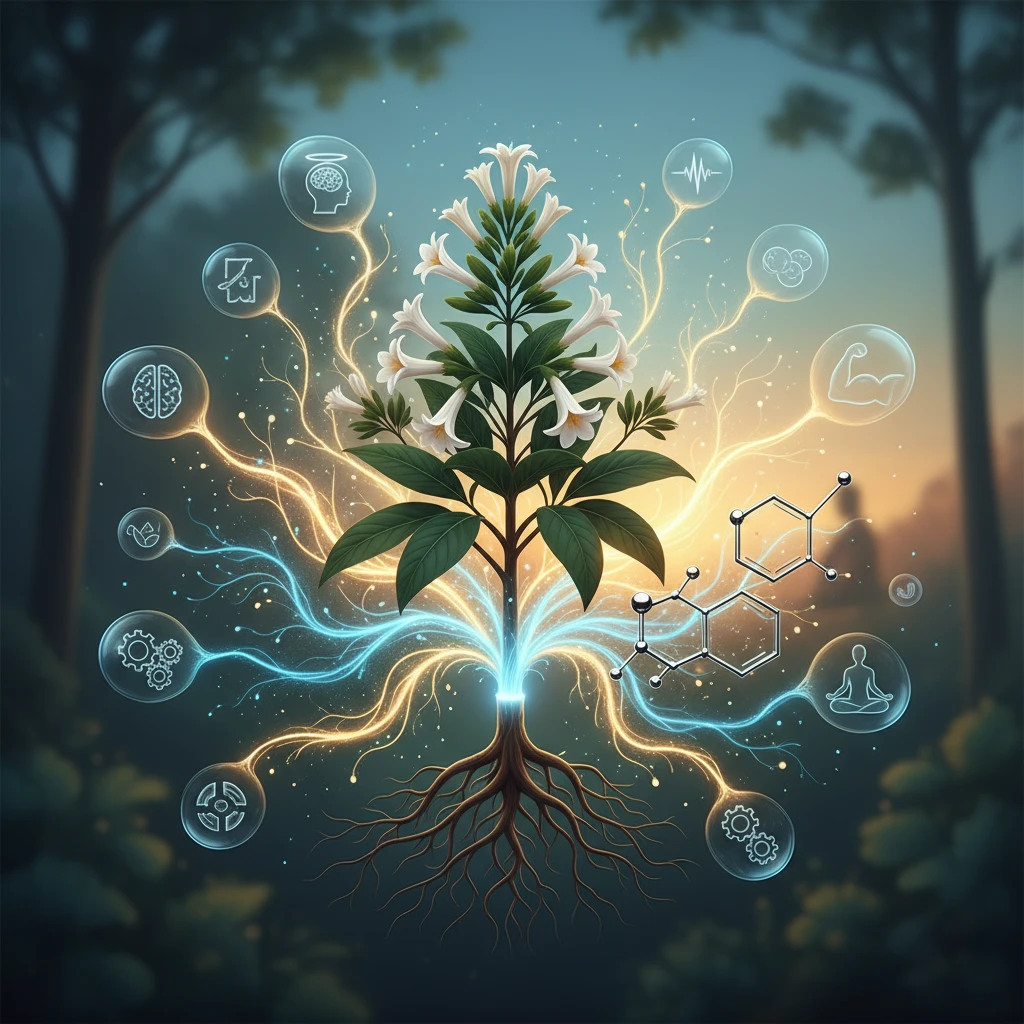 Professional illustration for article about Ibogaine PTA: Exploring Benefits Beyond Addiction Treatment