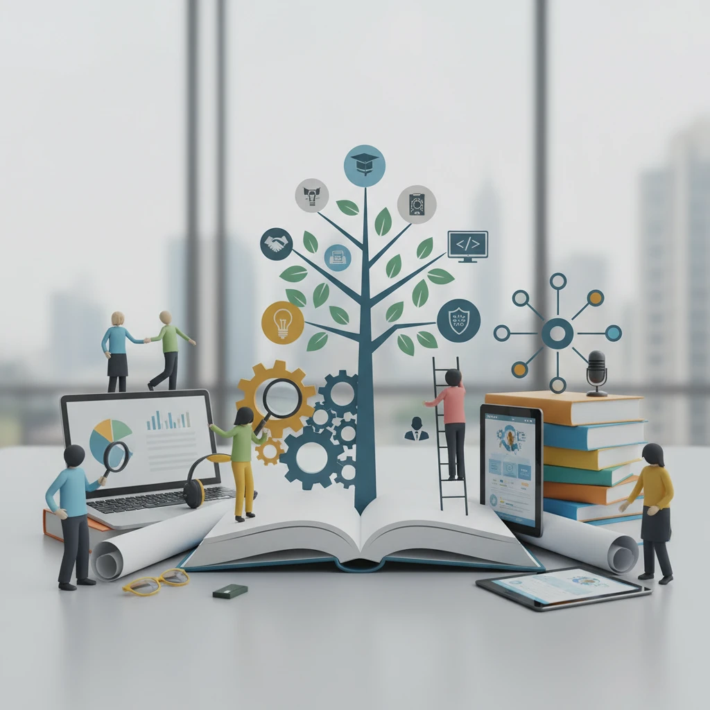 Professional illustration for article about Job-Ready Skills: A Practical Guide for Career Success