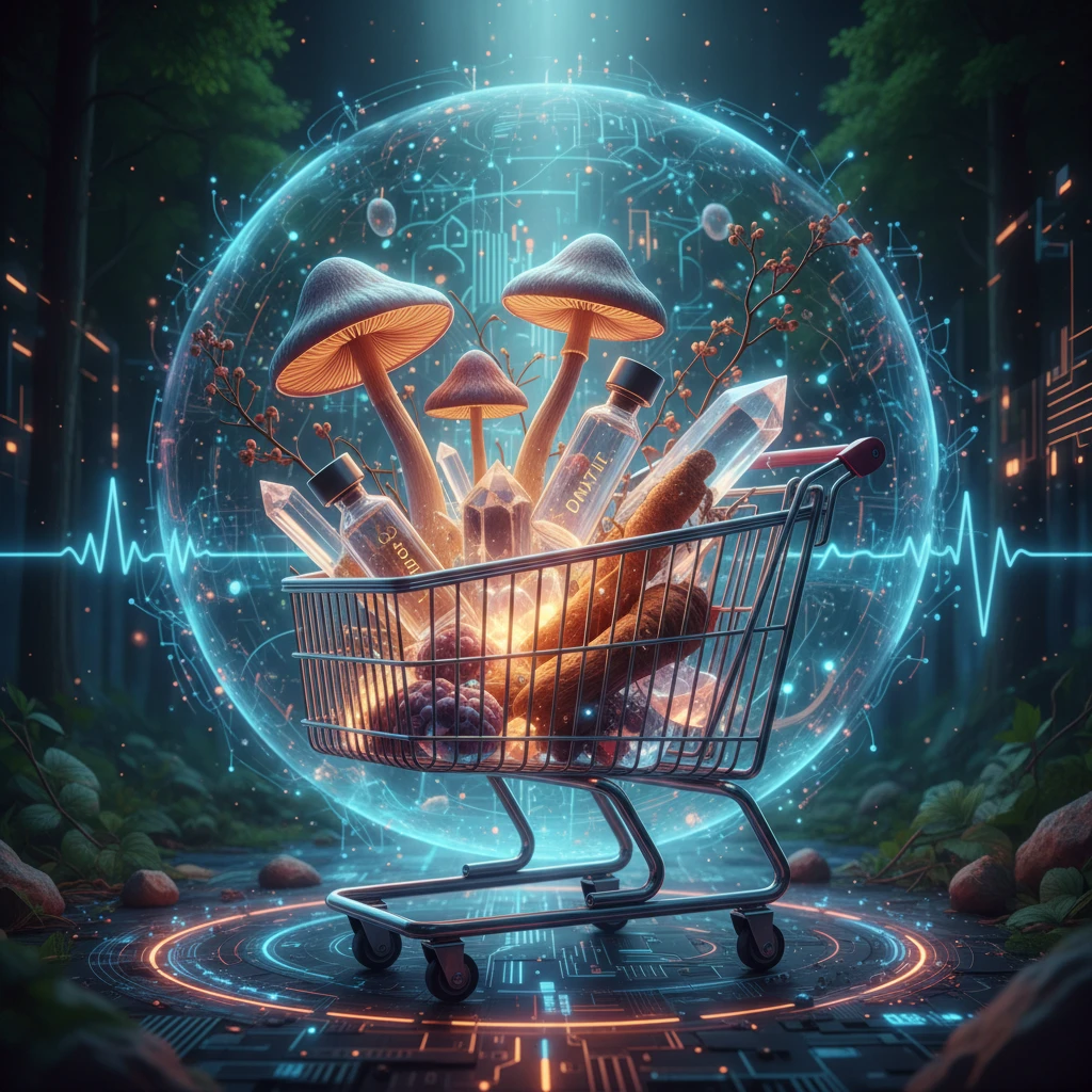 Professional illustration for article about Legal Psychedelics: Your Guide to Safe Online Ordering