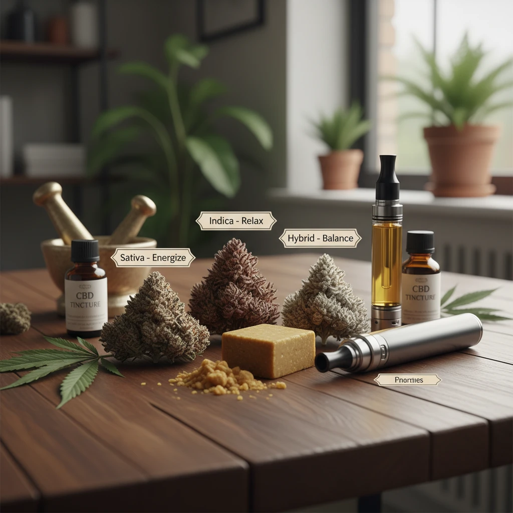 Professional illustration for article about Legally Buy Weed UK: Strains, Effects & Elevated Herbals