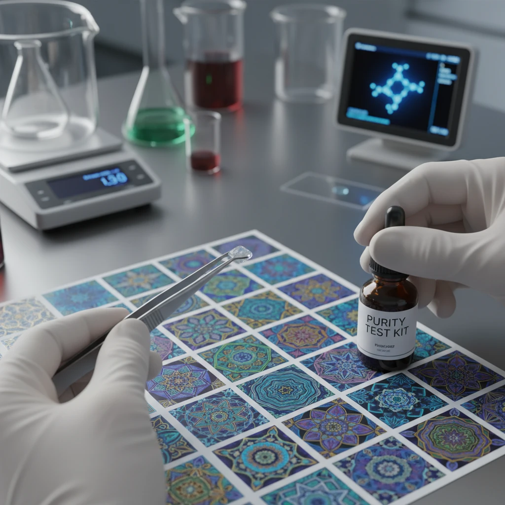 Professional illustration for article about Order LSD Online: Ensuring Quality and Purity in Canada