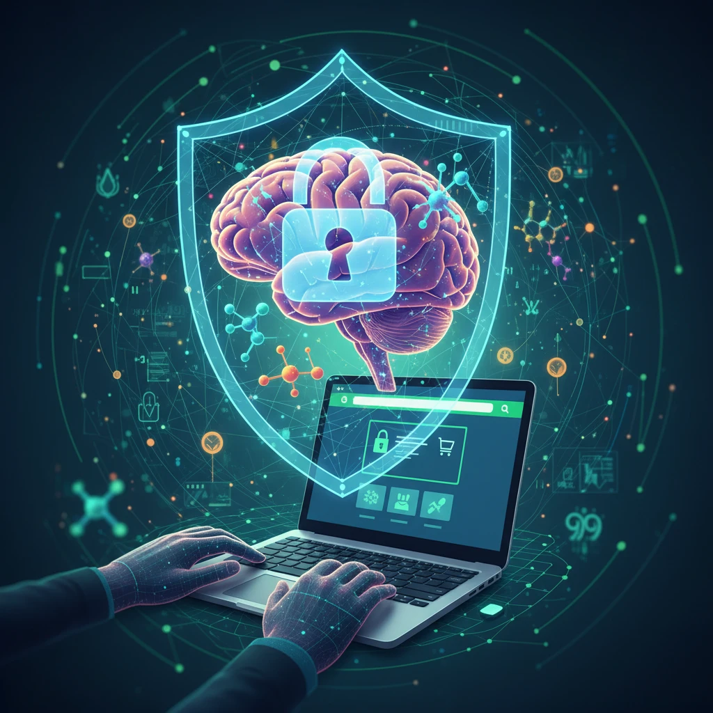 Professional illustration for article about Order Psychedelics Safely: A Guide to Online Security