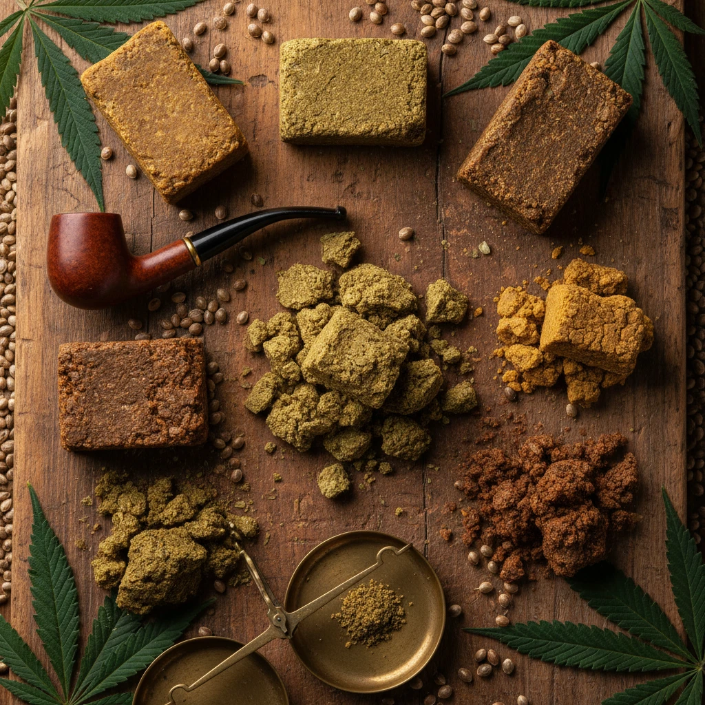 Professional illustration for article about Quality Hashish Products: Your UK Source