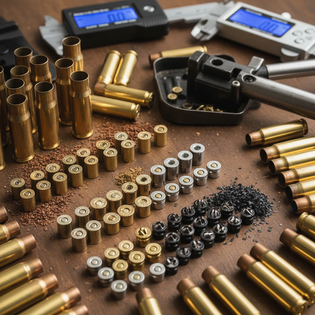 Professional illustration for article about Reloading Secrets: Maximizing Performance with Primers