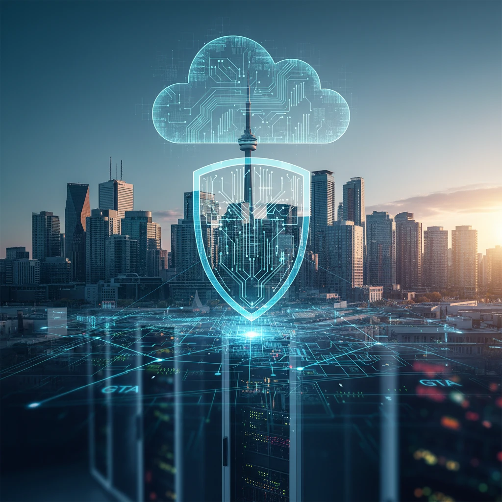 Professional illustration for article about Secure Your Future: Managed IT for GTA Businesses