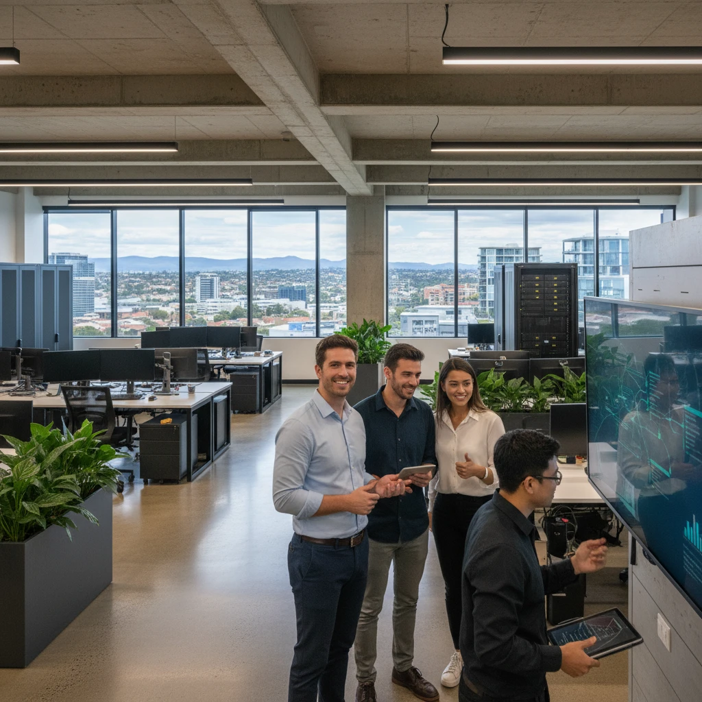 Professional illustration for article about Western Sydney IT: Expert Support You Can Trust