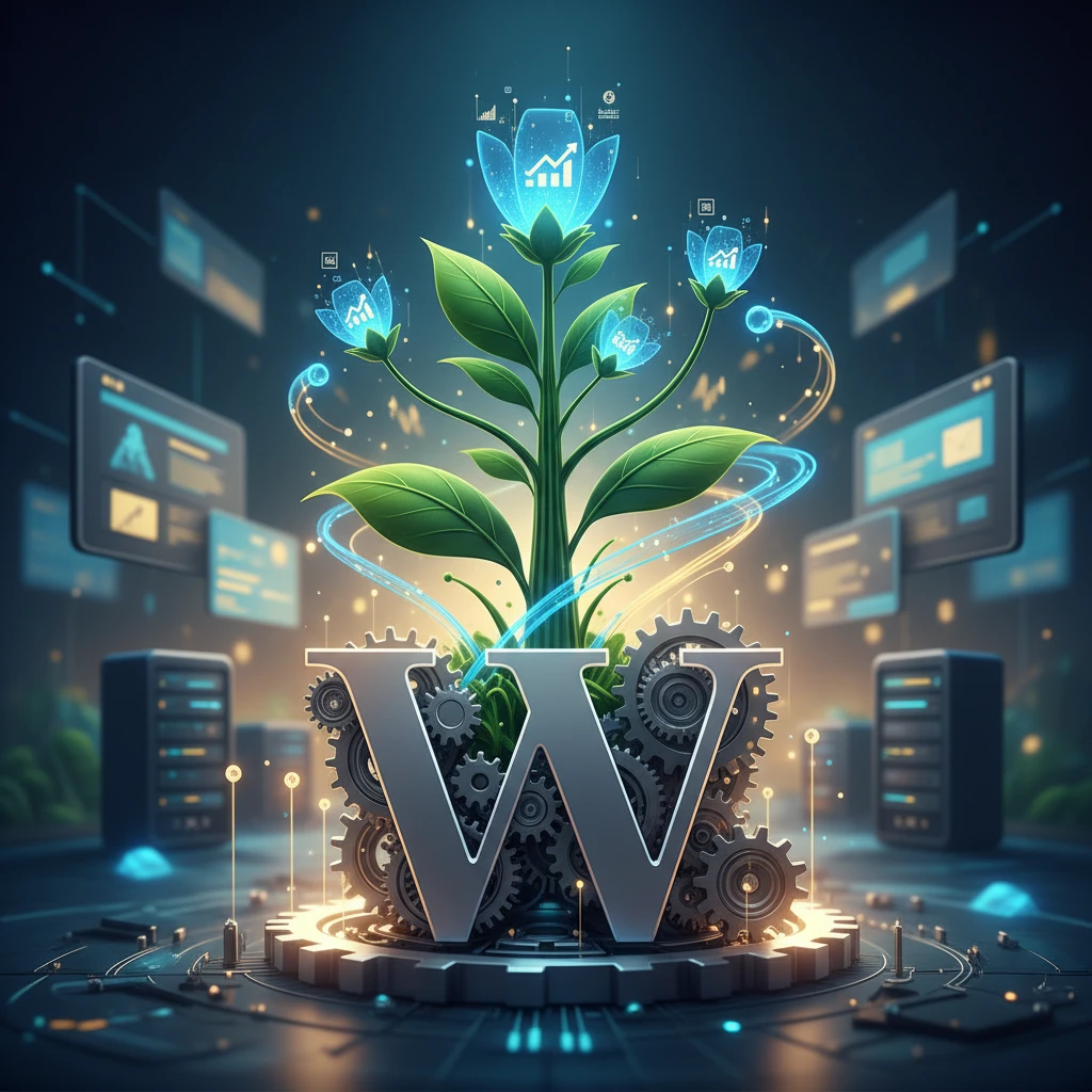 Professional illustration for article about WordPress Web Design: A Growth Partner You Can Trust