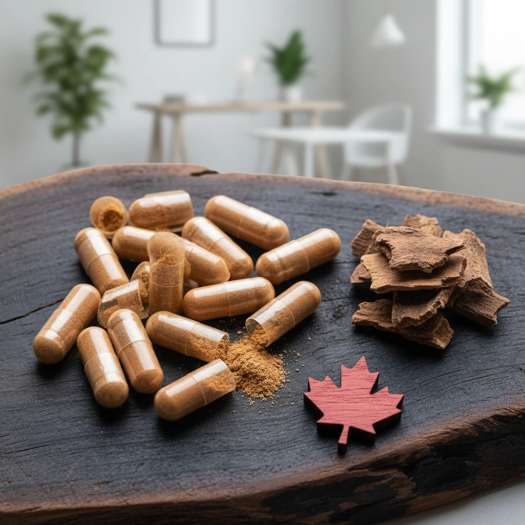 Professional illustration for article about Authentic Iboga Capsules: Your Canadian Source