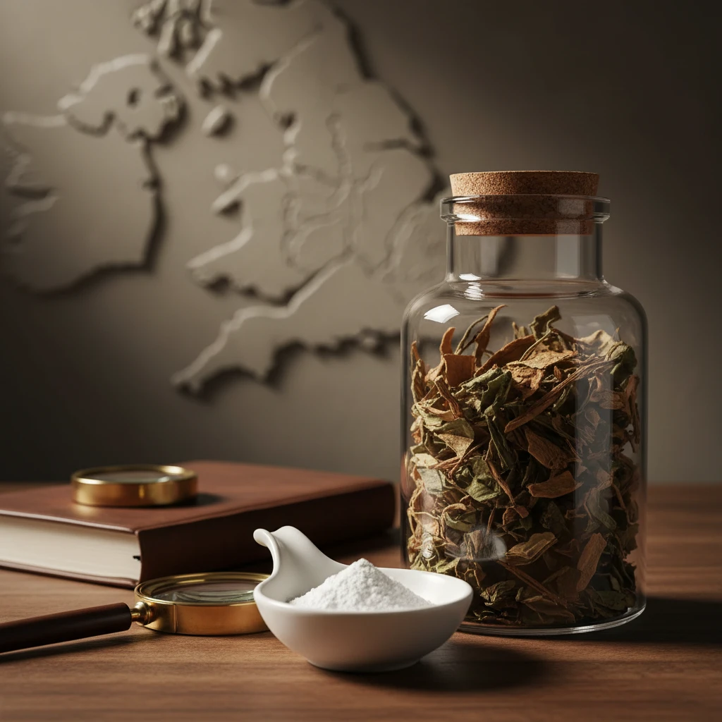 Professional illustration for article about Buy Ibogaine UK: Trusted & Discreet Source