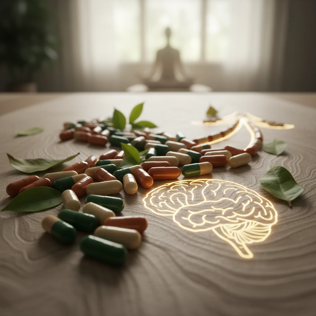 Professional illustration for article about Iboga Capsules: Your Wellness Transformation