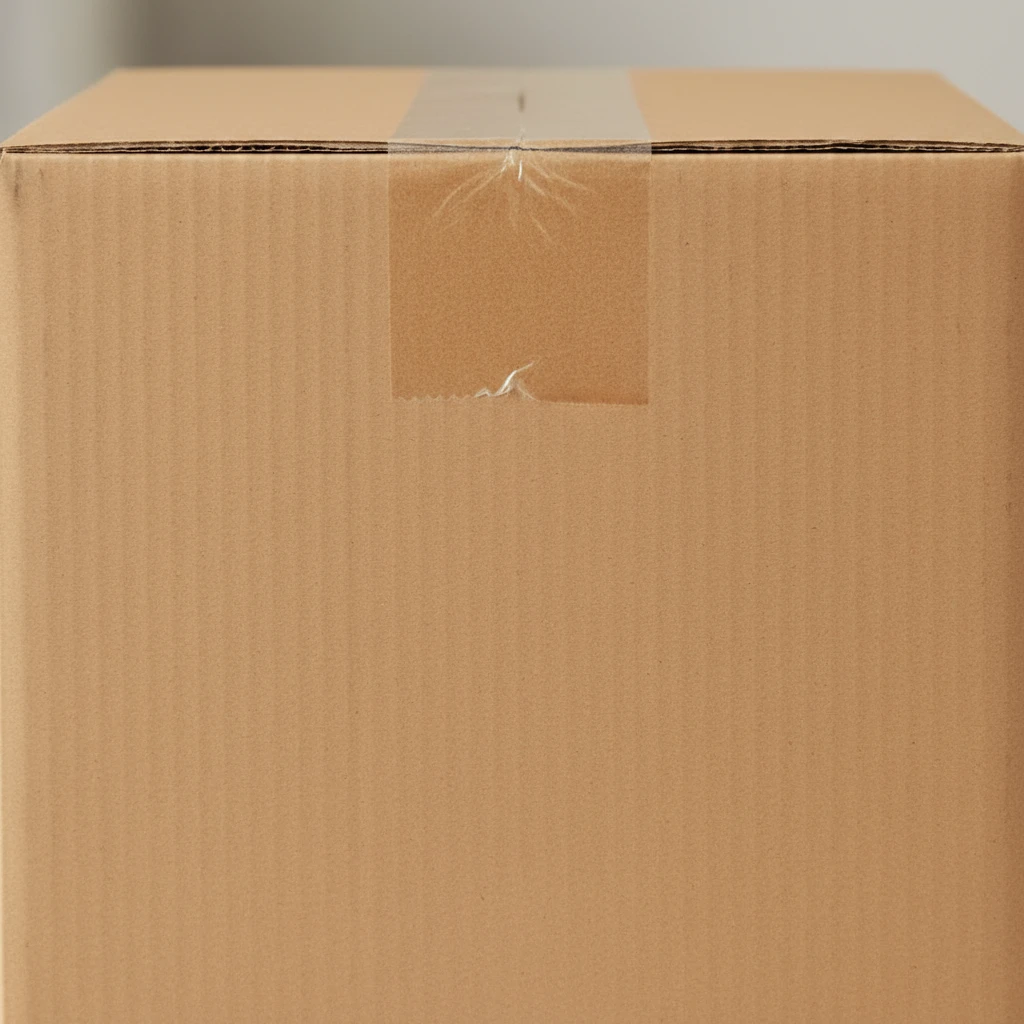A discreet, plain brown shipping box with no external labels indicating the contents, symbolizing secure and private delivery.