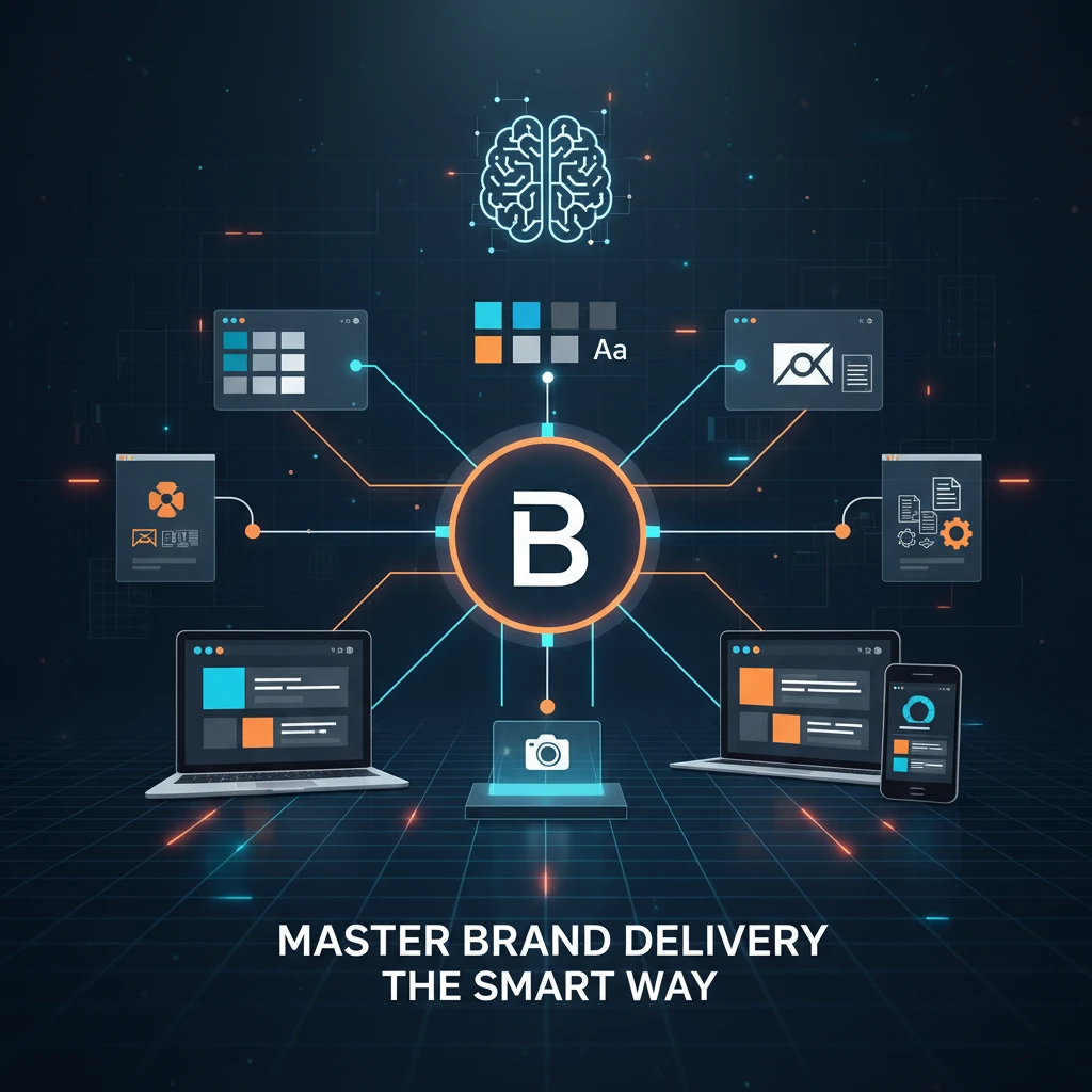 Professional illustration for article about Master Brand Delivery: The Smart Way