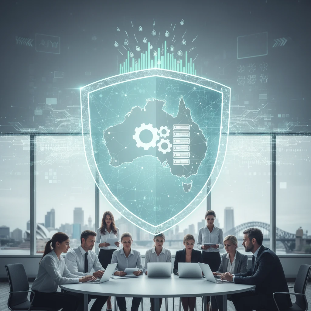 Professional illustration for article about Secure Your Business: Expert IT Support Australia