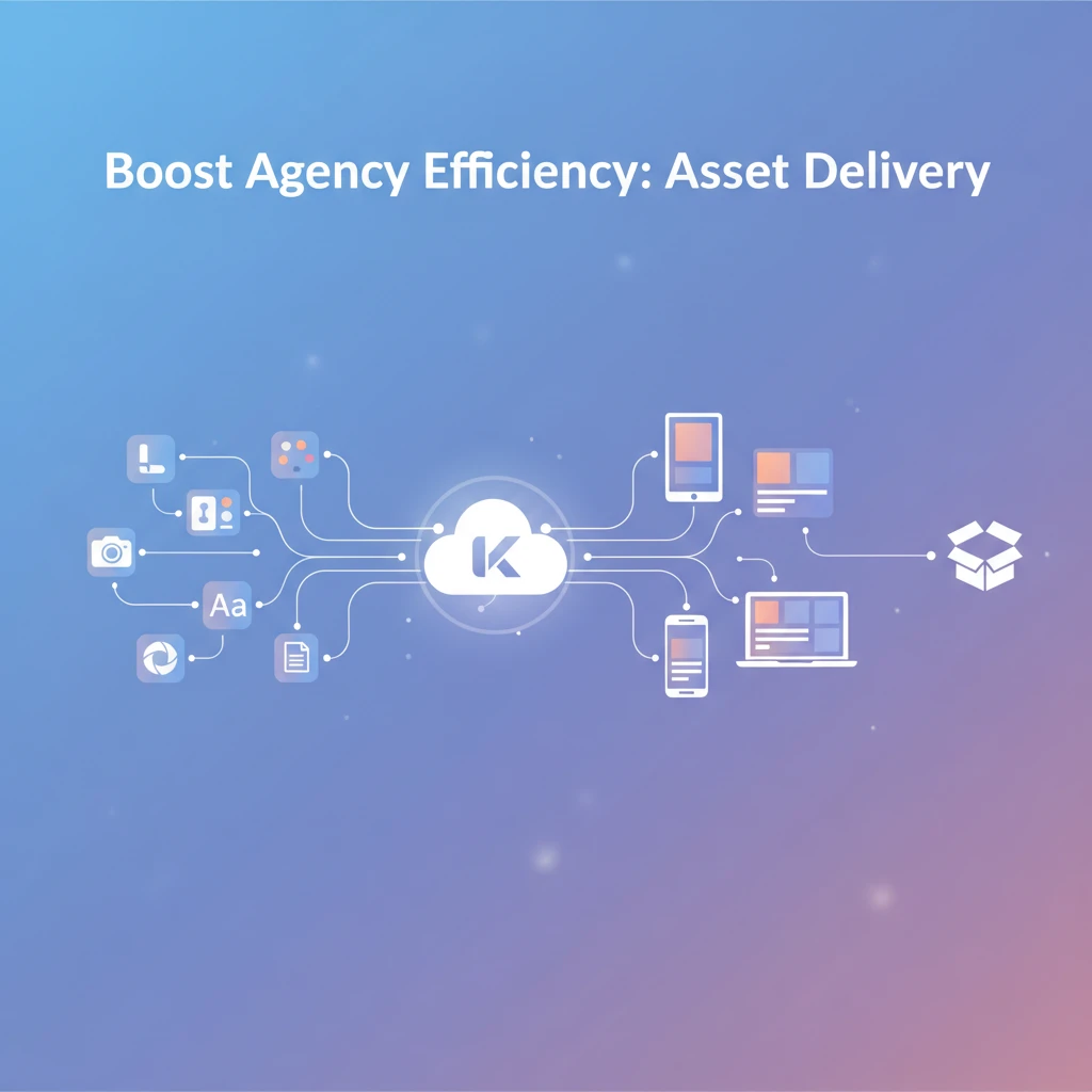 Professional illustration for article about Boost Agency Efficiency: Asset Delivery