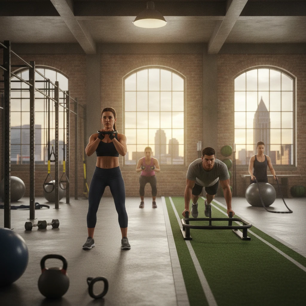 Professional illustration for article about Functional Training: Allentowns Edge.