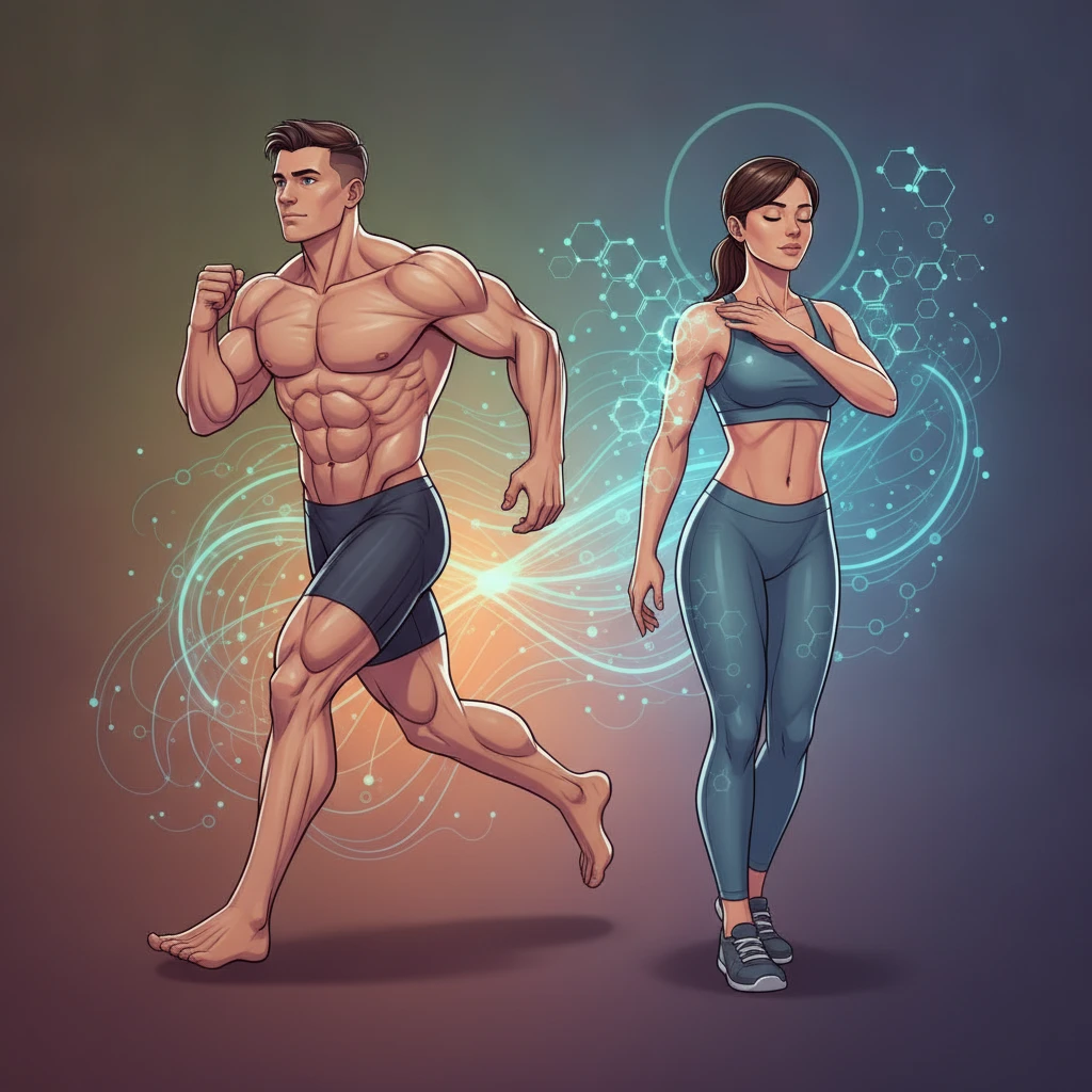 Professional illustration for article about Can Peptide Therapy Enhance Your Fitness & Recovery?